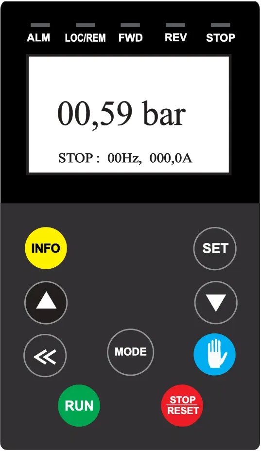 MARE v.3 Display mit Klartextanzeige